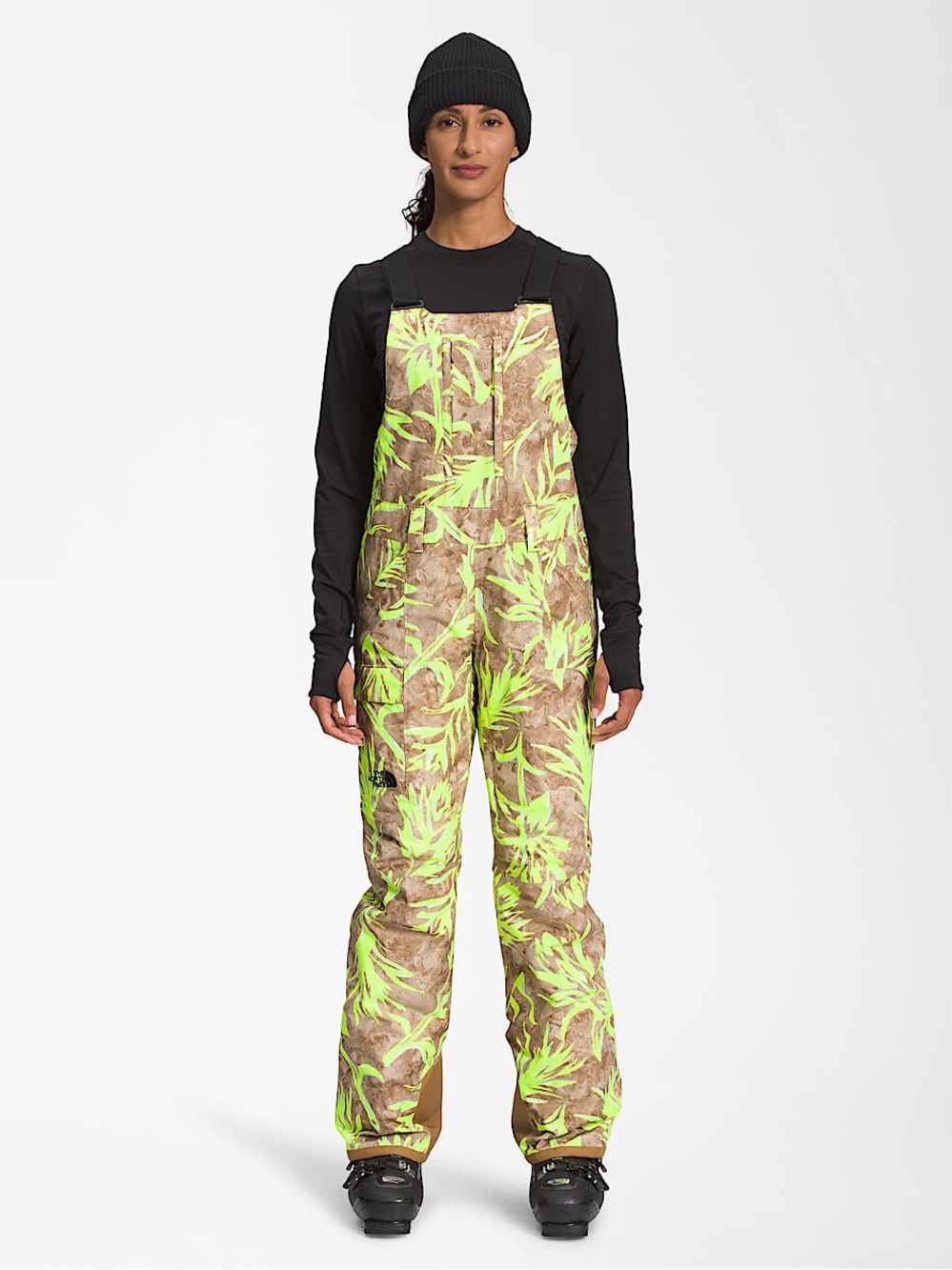 NWT The North Face Freedom Insulated Bib- Women's Size Large Short